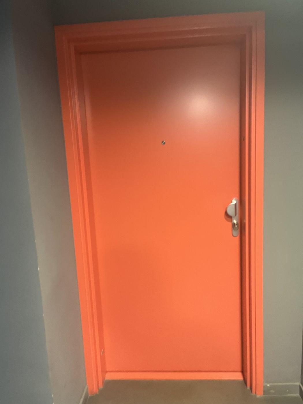 Building entrance door serviced — Paris
