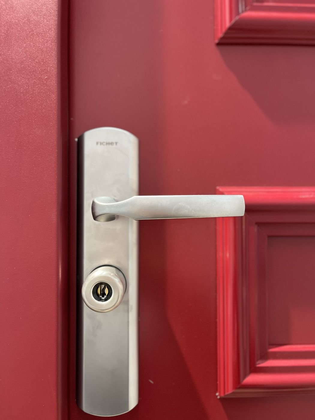 High-security lock fitted — Locksmith services