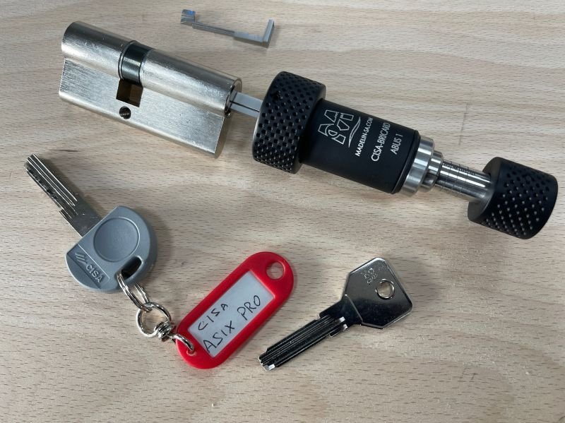 CISA ASIX PRO cylinder opened & replaced
